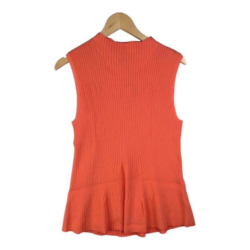 NWT Antonio Melani Teagan Knit Nectarine Sleeveless Top Size L